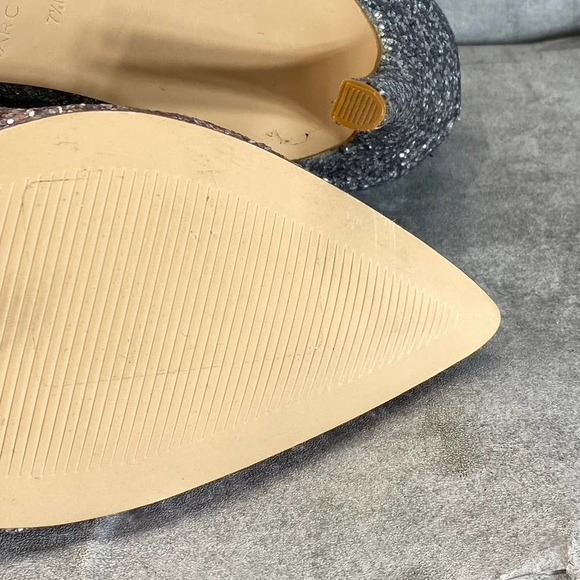 Marc Fisher Women's Silver/Pink Ombre Glitter Darreny Pointed-Toe Pumps SZ 7.5 - Picture 10 of 13